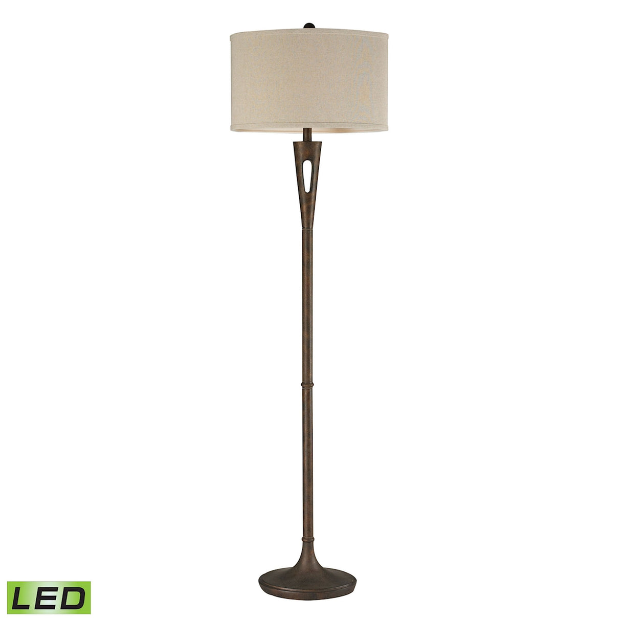 Elk D2427-LED Martcliff 65'' High 1-Light Floor Lamp - Burnished Bronze
