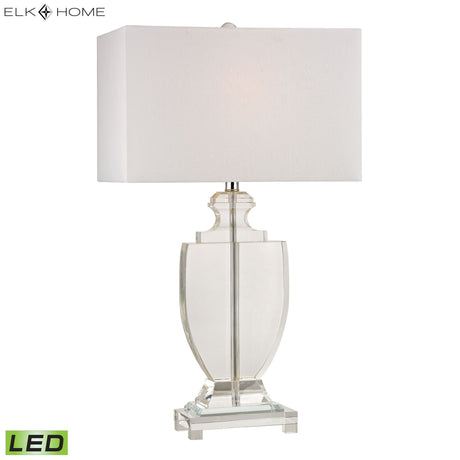Elk D2483-LED Avonmead 26'' High 1-Light Table Lamp - Clear