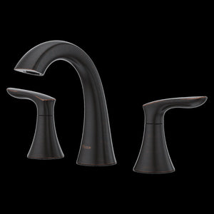 Weller 2-Handle 8 in. Widespread Bathroom Faucet in Tuscan Bronze
