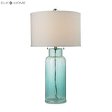 Elk D2622 Glass Bottle 30'' High 1-Light Table Lamp - Seafoam Green