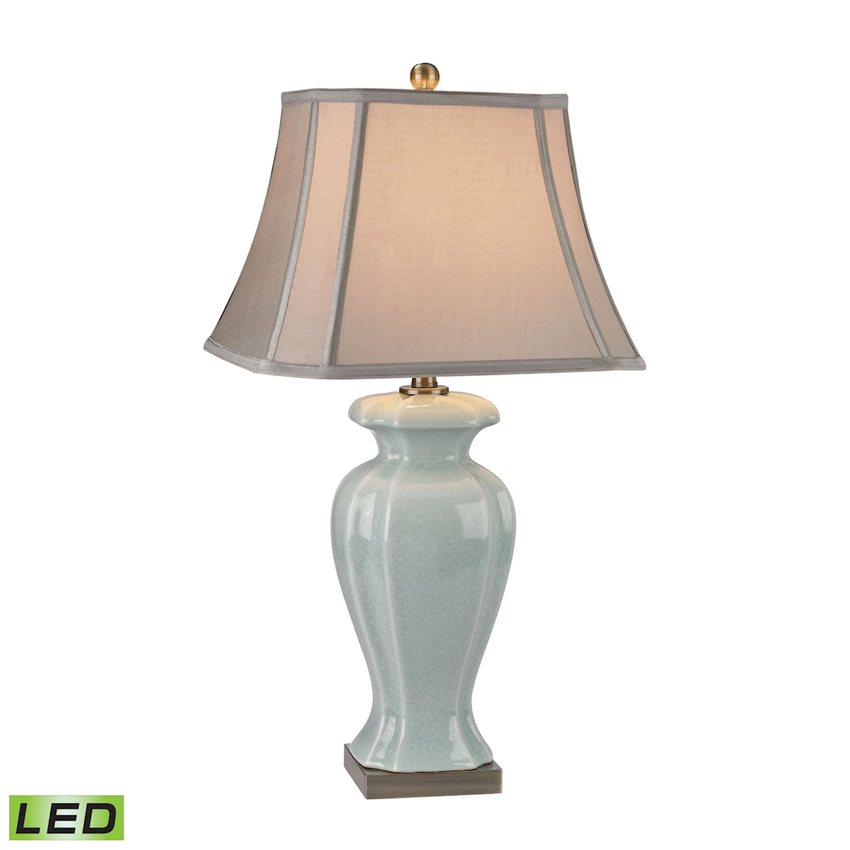 Elk D2632-LED Celadon 29'' High 1-Light Table Lamp - Green