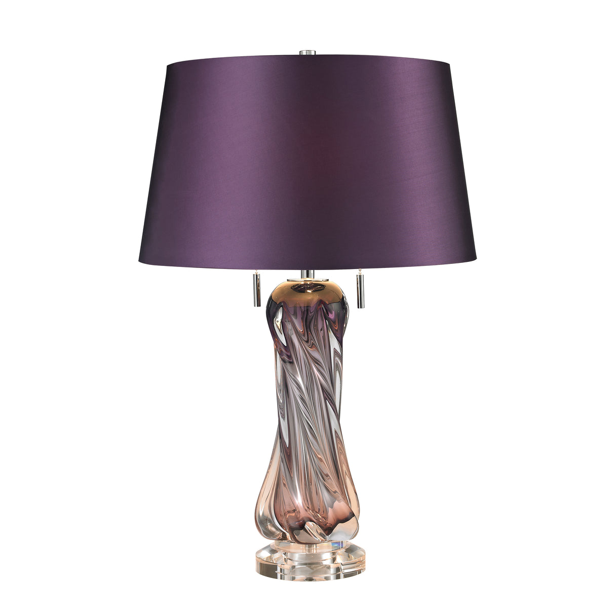 Elk D2663 Vergato 24'' High 2-Light Table Lamp - Purple