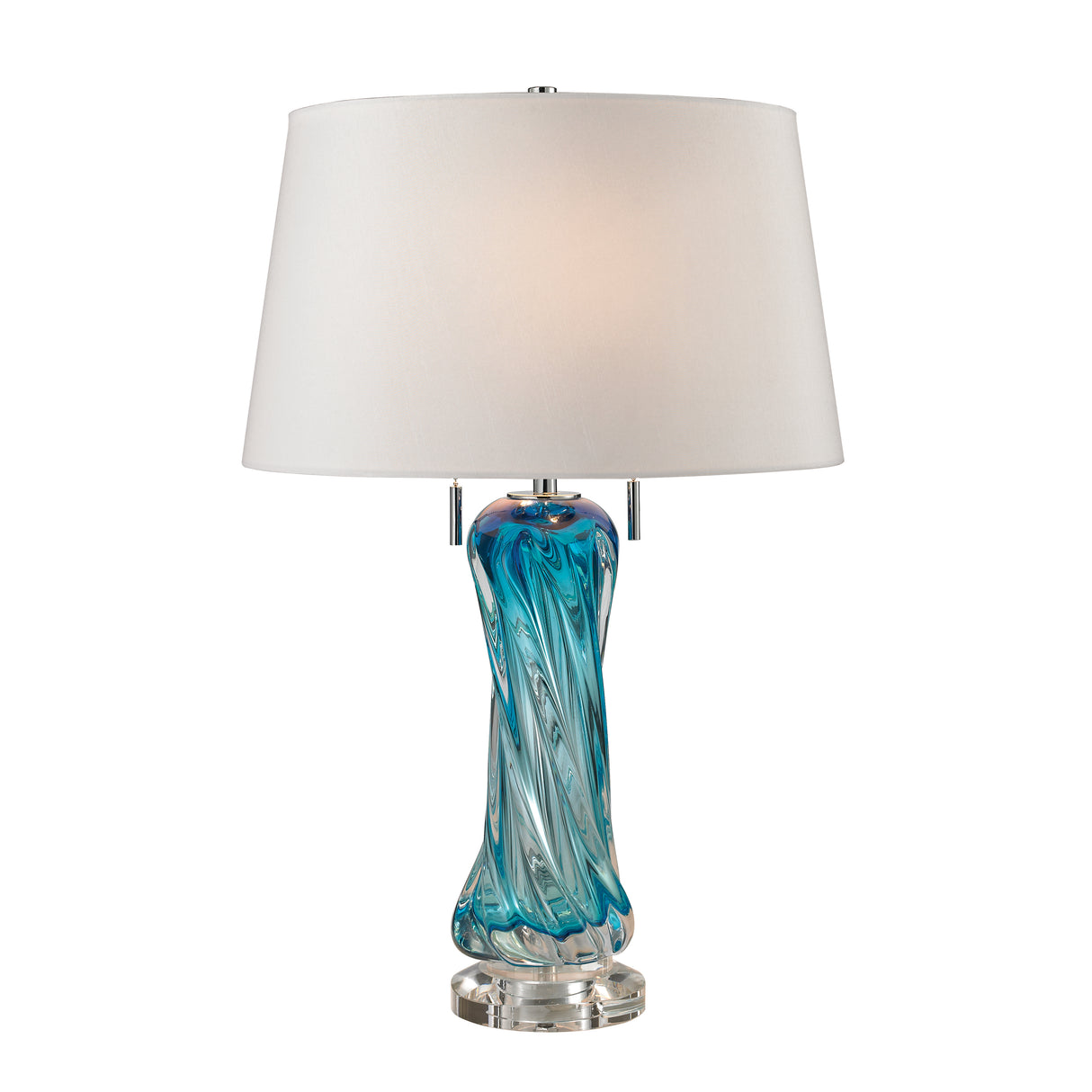 Elk D2664W Vergato 24'' High 2-Light Table Lamp - Blue