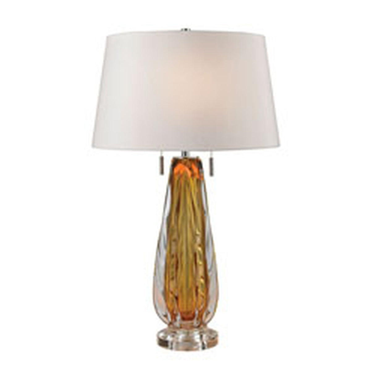 Elk D2669W Modena Free Blown 26'' High 2-Light Table Lamp - Amber