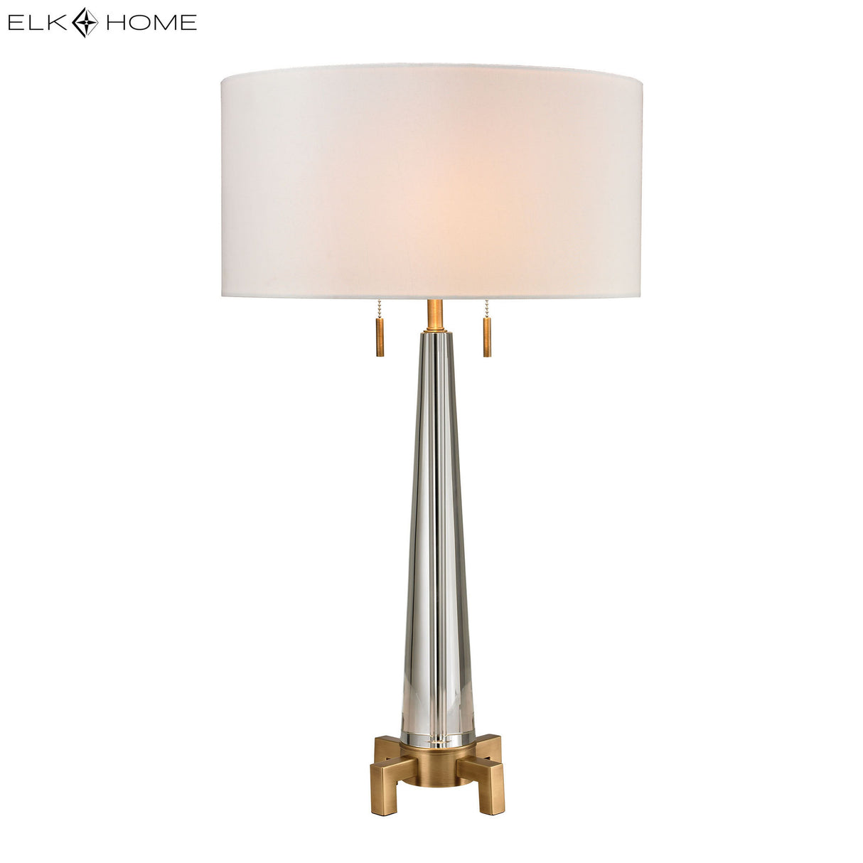 Elk D2682 Bedford 30'' High 2-Light Table Lamp - Aged Brass