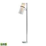Elk D2730-LED Banded Shade 70'' High 1-Light Floor Lamp - Matte Black