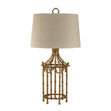 Elk D2864 Bamboo Birdcage 32.25'' High 1-Light Table Lamp - Gold Leaf