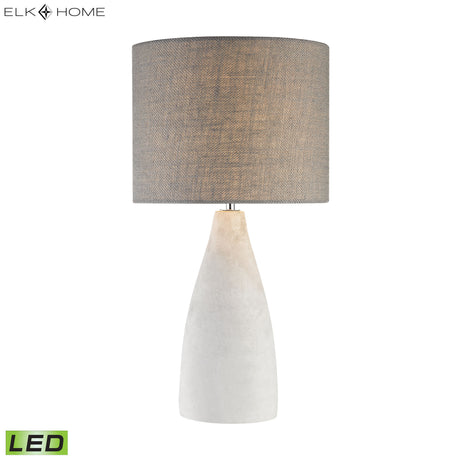 Elk D2949-LED Rockport 21'' High 1-Light Table Lamp - Polished Concrete - Includes LED Bulb