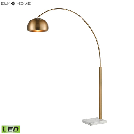 Elk D3591-LED Solar Flair 77'' High 1-Light Floor Lamp - Aged Brass - Includes LED Bulb