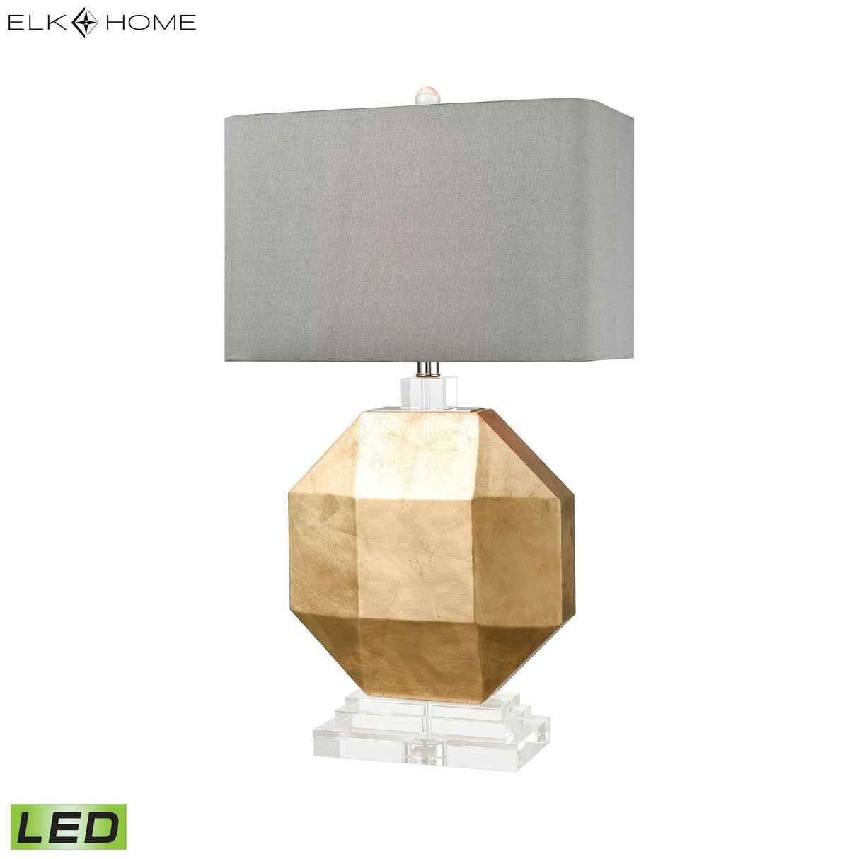 Elk D3619-LED Alcazaba 29.5'' High 1-Light Table Lamp - Gold Leaf - Includes LED Bulb