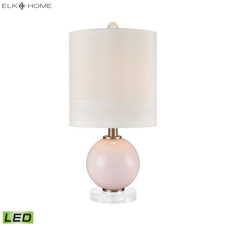Elk D4024-LED Fay 20'' High 1-Light Table Lamp - Pink - Includes LED Bulb