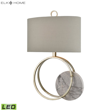 Elk D4111-LED Moonstruck 29'' High 1-Light Table Lamp - Silver Leaf - Includes LED Bulb