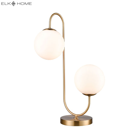 Elk D4154 Moondance 22'' High 2-Light Table Lamp - Aged Brass