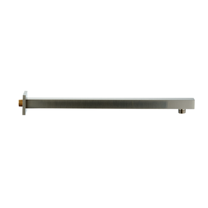 DAX Brass Square Shower Arm, 12", Brushed Nickel DAX-1011-325-BN