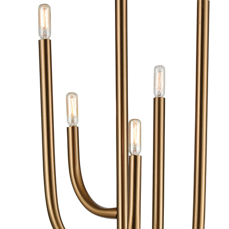 Elk D4265 Hands Up 63'' High 6-Light Floor Lamp - Aged Brass