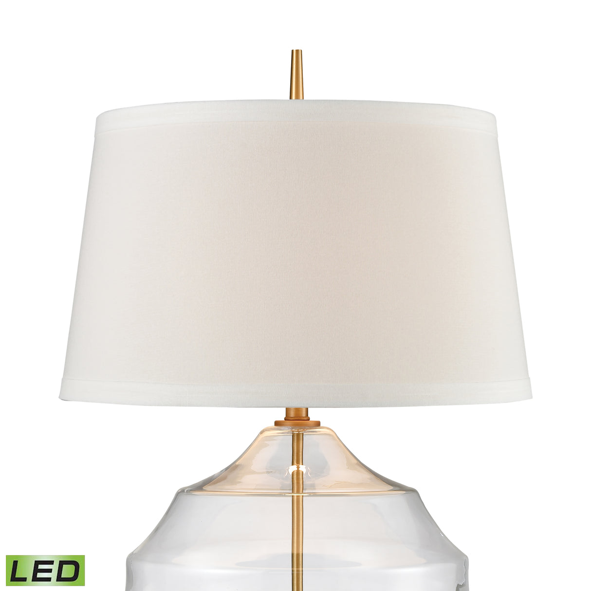 Elk D4319-LED Nest 33'' High 1-Light Table Lamp - Clear - Includes LED Bulb