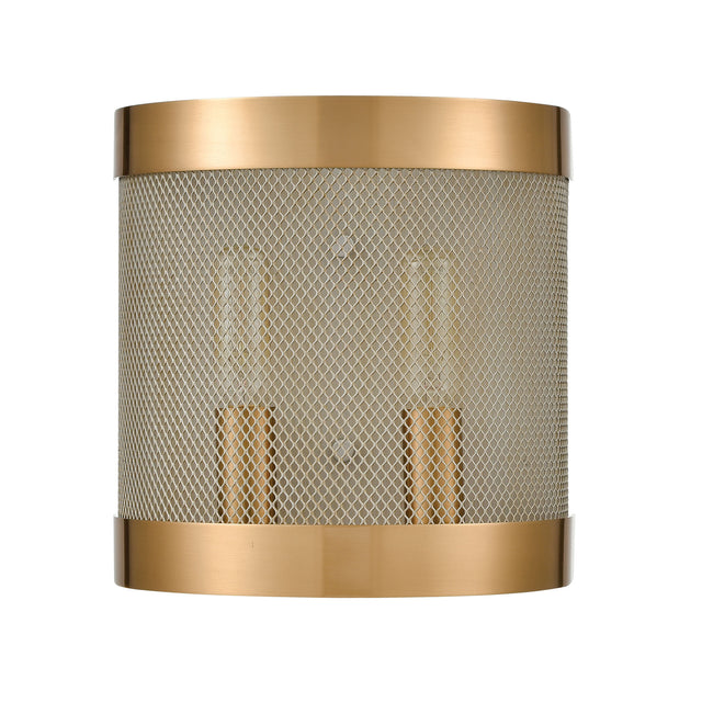Elk D4335 Line in the Sand 8'' High 2-Light Sconce - Satin Brass