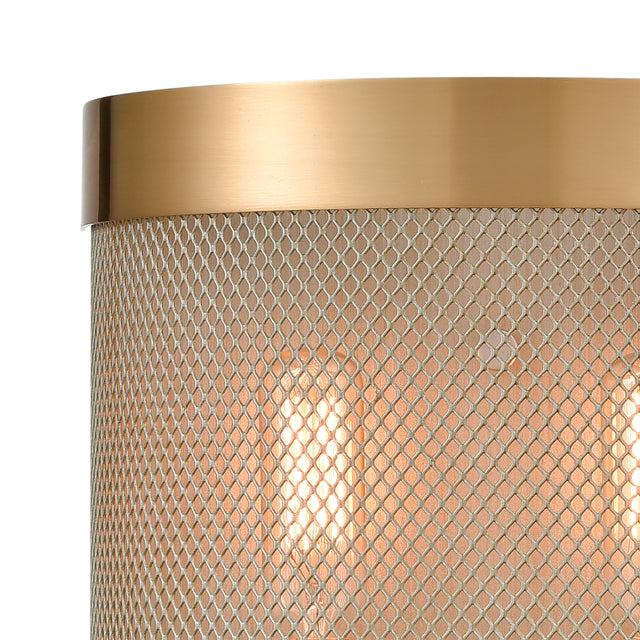 Elk D4335 Line in the Sand 8'' High 2-Light Sconce - Satin Brass