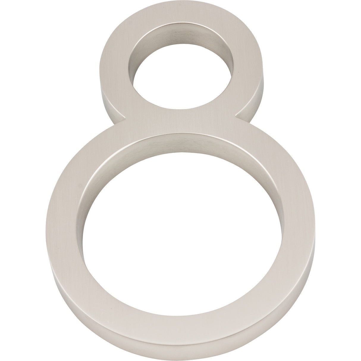 Atlas Homewares Modern Avalon #8 6 Inch Brushed Nickel