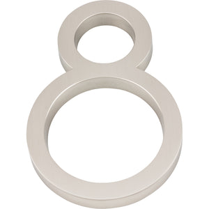 Atlas Homewares Modern Avalon #8 6 Inch Brushed Nickel