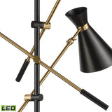 Elk D4520-LED Chiron 73'' High 3-Light Floor Lamp - Aged Brass - Includes LED Bulbs