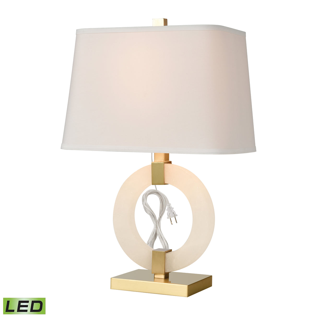 Elk D4523-LED Envrion 23'' High 1-Light Table Lamp - Honey Brass - Includes LED Bulb
