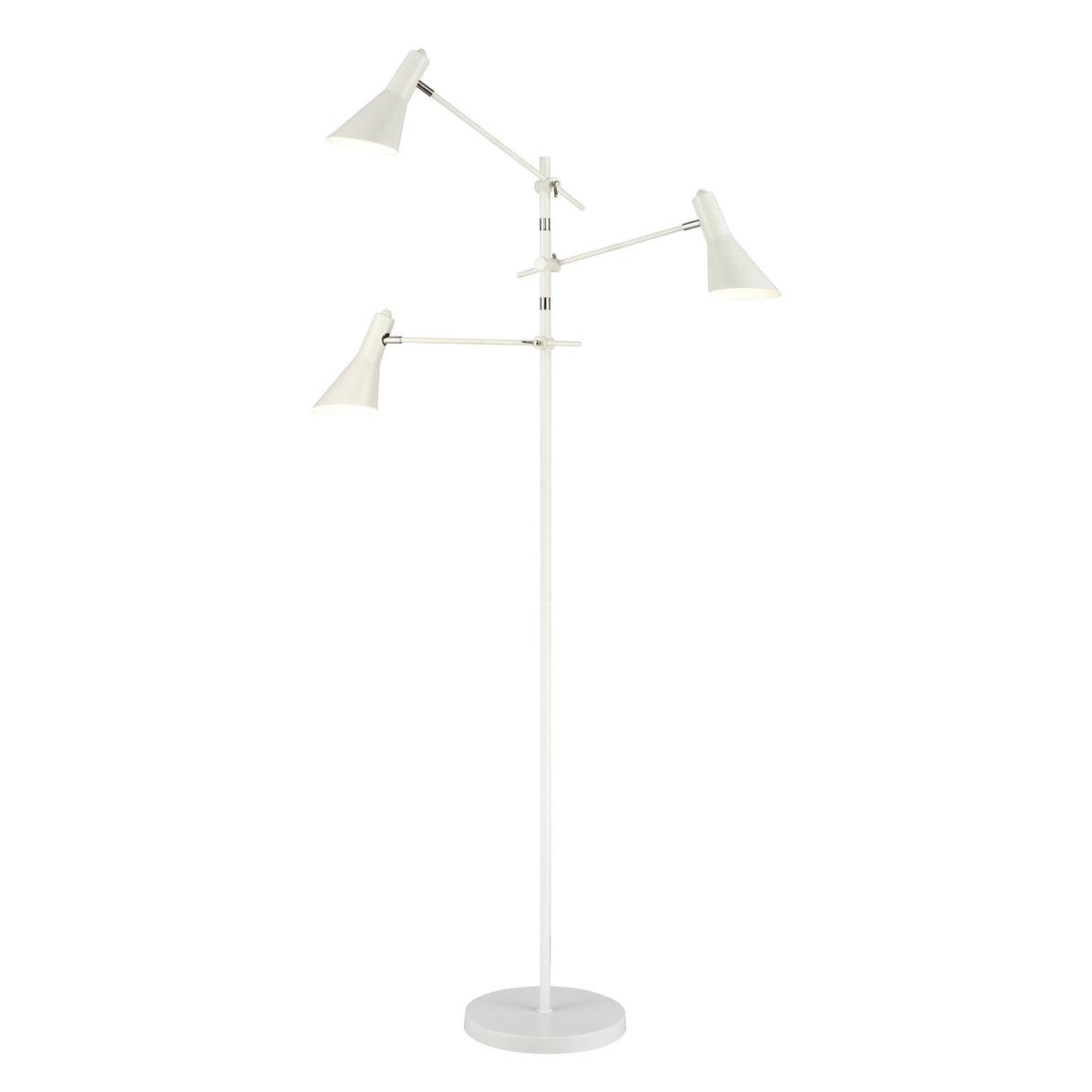 Elk D4537 Sallert 72.75'' High 3-Light Floor Lamp - White