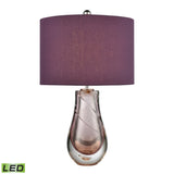 Elk D4559-LED Dusty Rose 22'' High 1-Light Table Lamp - Purple - Includes LED Bulb