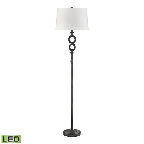 Elk D4604-LED Hammered Home 67'' High 1-Light Floor Lamp - Bronze - Includes LED Bulb