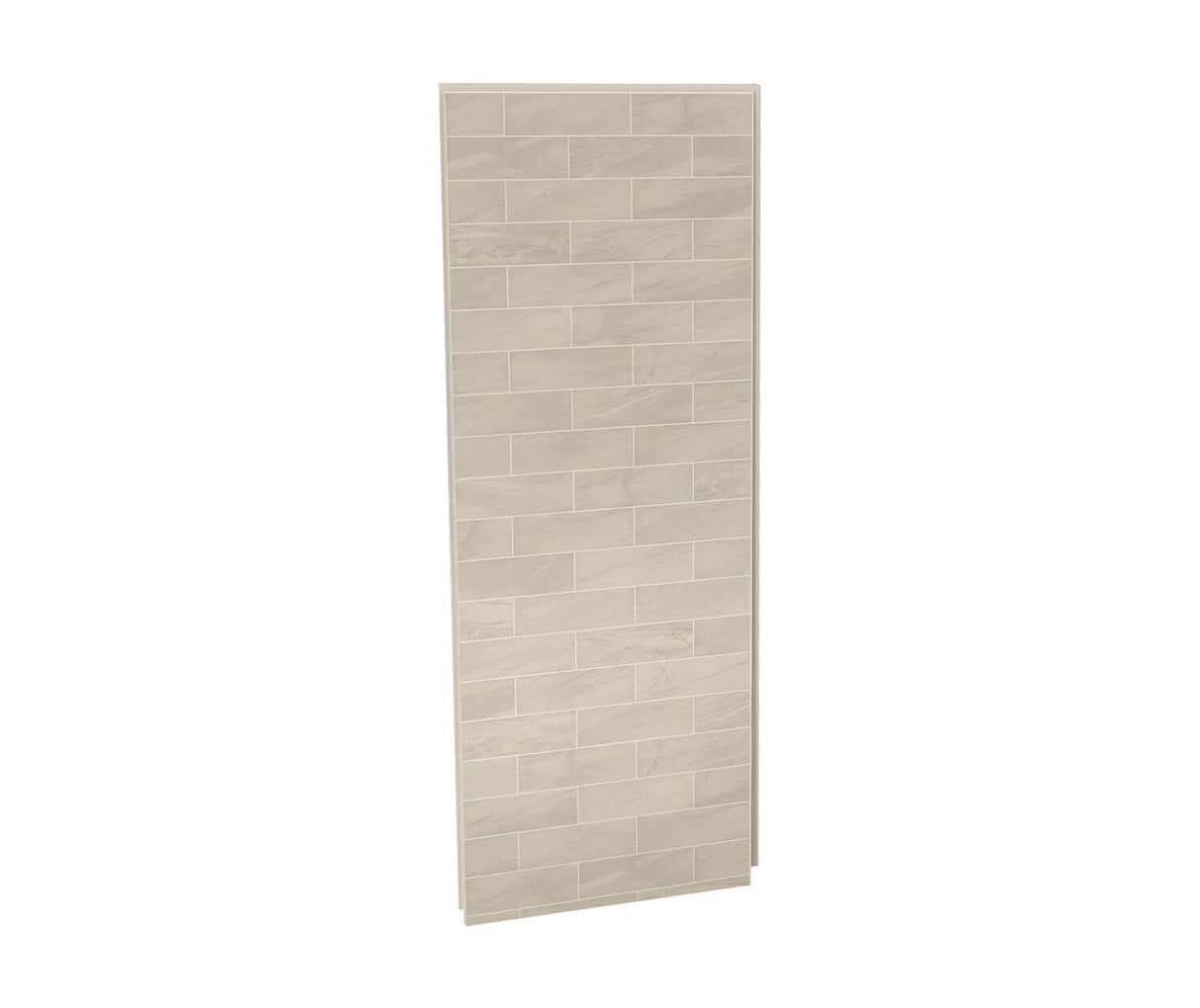 MAAX 103415-312-507 Utile 36 in. Composite Direct-to-Stud Side Wall in Organik Loam