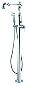 ALFI brand AB2553-PC Polished Chrome Free Standing Floor Mounted Bath Tub Filler