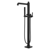 Hillstone Tub Filler with Handshower in Matte Black