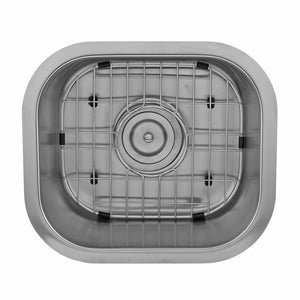 DAX Stainless Steel Single Bowl Undermount Kitchen Sink, Brushed Stainless Steel DAX-1214