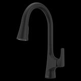 Norden 1-Handle Pull-Down Kitchen Faucet in Matte Black
