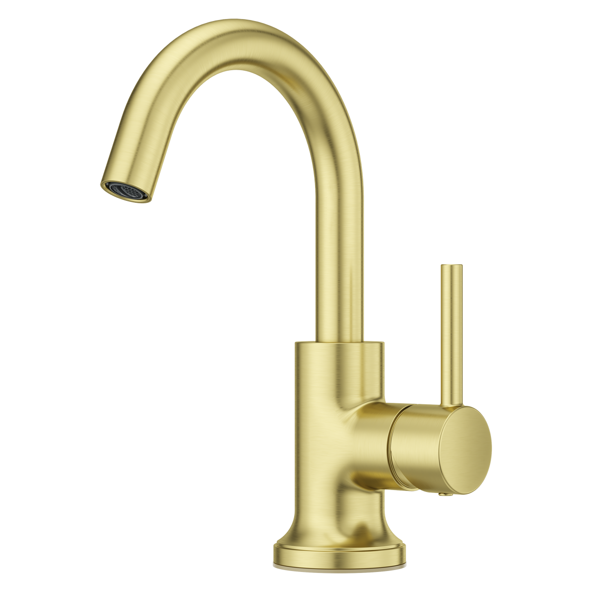 Tenet Single Control 4" Centerset Bathroom Faucet in Brushed Gold