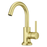 Tenet Single Control 4" Centerset Bathroom Faucet in Brushed Gold