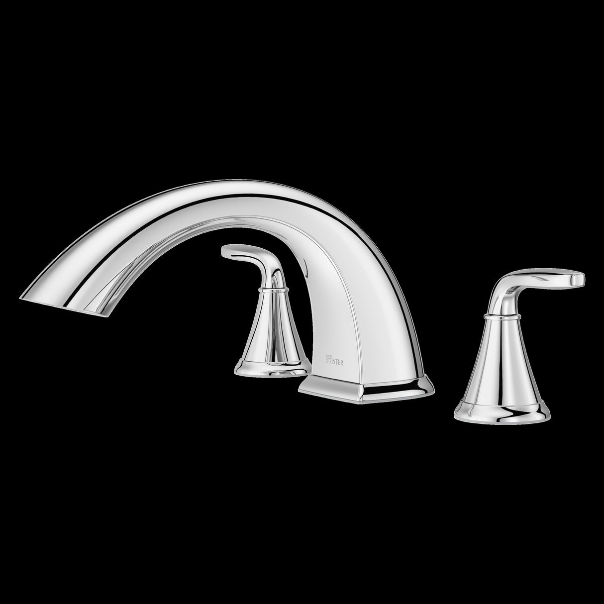 Winfield 2-Handle Roman Tub Trim in  Polished Chrome