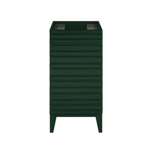 Cascade 18" Freestanding Bathroom Vanity Cabinet without Top in Green Oak