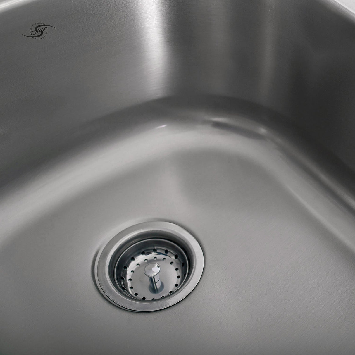 DAX Stainless Steel 70/ 30 Double Bowl Undermount Kitchen Sink, Brushed Stainless Steel DAX-3121L