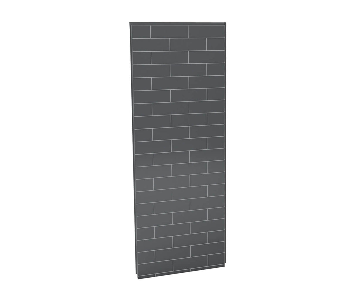 MAAX 103409-301-019 Utile 32 in. Composite Direct-to-Stud Side Wall in Metro Thunder Grey