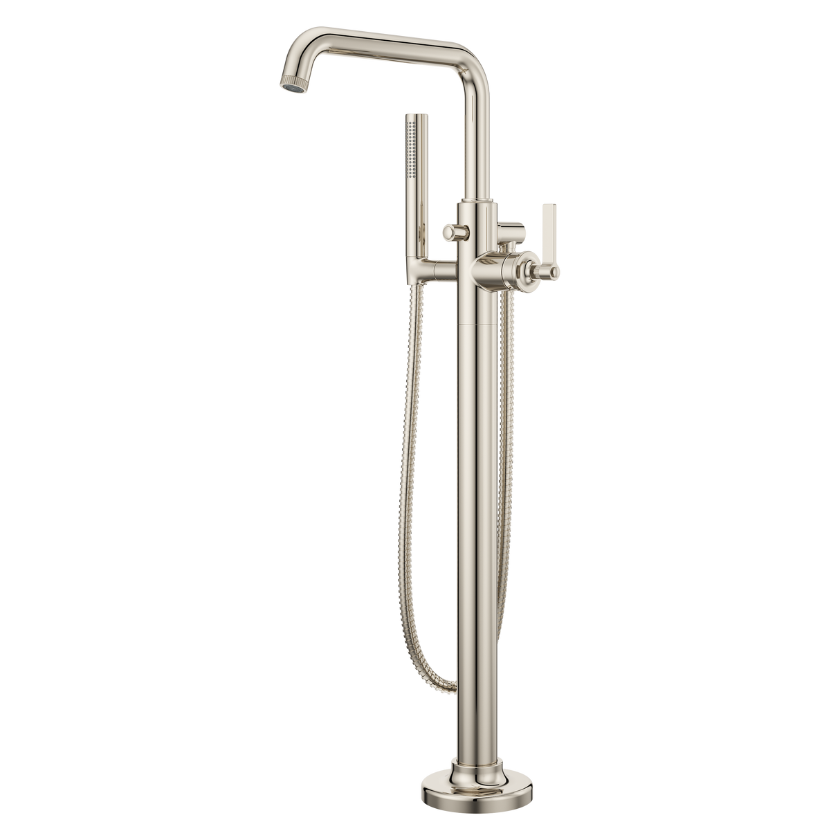 Winter Park Tub Filler with Handshower in Polished Nickel