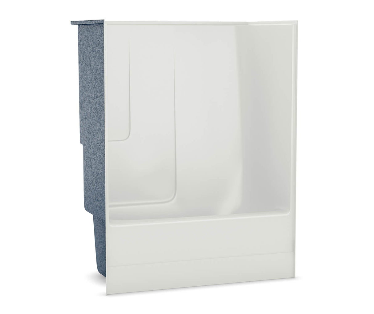 MAAX 140100-R-003-002 TSEA62 60 x 31 AcrylX Alcove Right-Hand Drain One-Piece Whirlpool Tub Shower in White