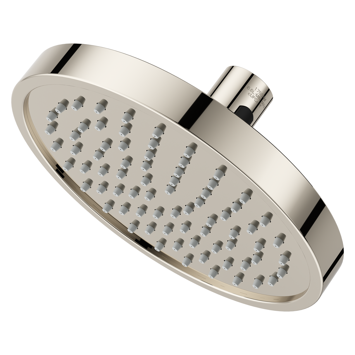 Contempra Round Quick Connect Raincan Showerhead in Polished Nickel- Job Pack (12)