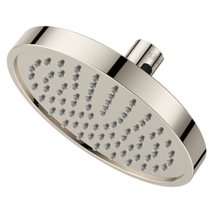 Contempra Round Quick Connect Raincan Showerhead in Polished Nickel