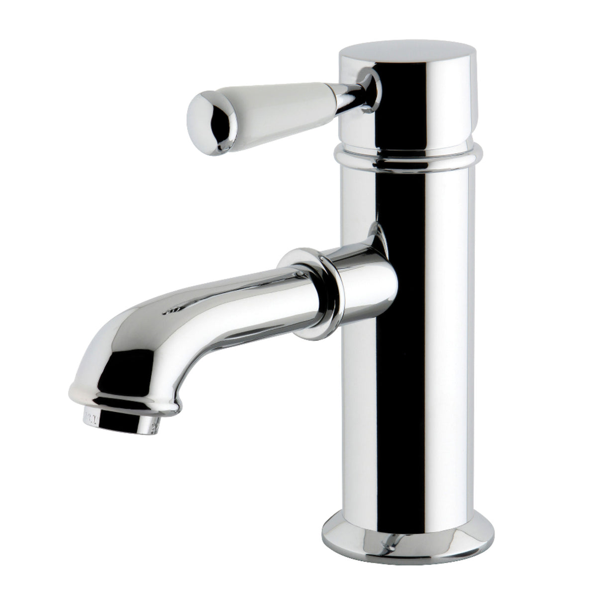 Kingston Brass KS7411DPL Paris Single Porcelain Lever Handle Bathroom Faucet, Polished Chrome