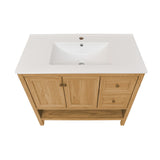 Chateau 36" Bathroom Vanity in Natural Oak