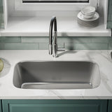 Toulouse 32 x 18 Stainless Steel, Single Basin, Under-Mount Kitchen Sink