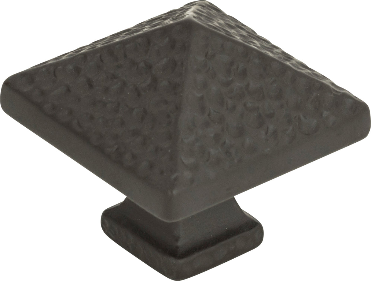 Atlas Homewares Craftsman Square Knob 1 1/4 Inch Aged Bronze