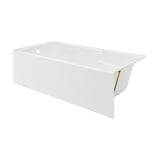 Voltaire 72" x 36" Left-Hand Drain Alcove Bathtub with Apron