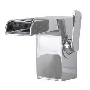 DAX Brass Single Handle Waterfall Bathroom Faucet, Chrome DAX-9825